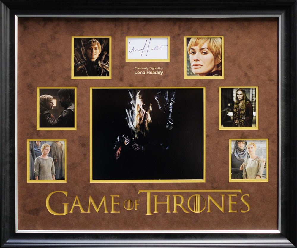 Game Of Thrones by Lena Headey - Memorabilia Framers Shop